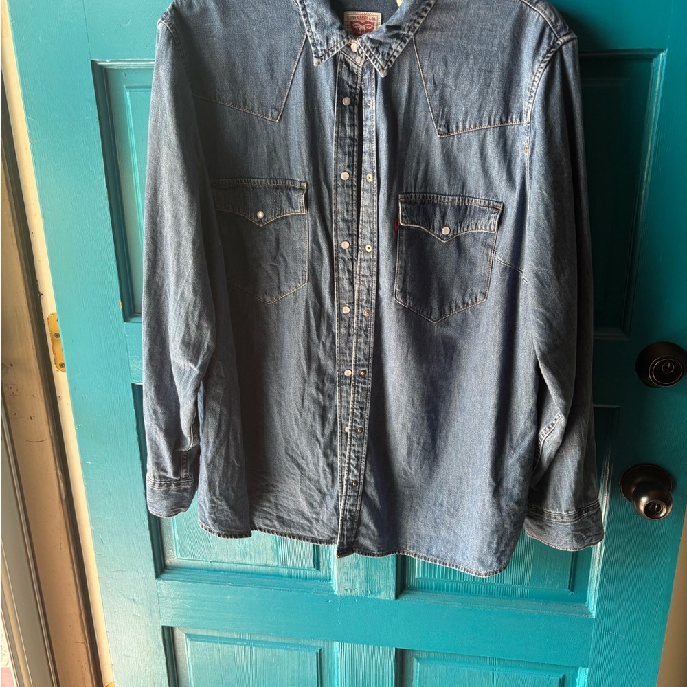 Levi's Classic Blue Denim Shirt